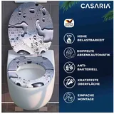 CASARIA Toilettensitz Waterdrops mit Absenkautomatik