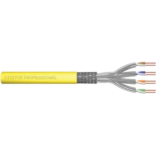 Digitus Netzwerkkabel CAT 7a S/FTP, Verlegekabel, 500 m, simplex, Dca