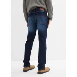 bonprix Regular-fit-Jeans Mittelblau/Dunkelblau 56