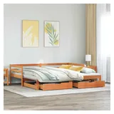 vidaXL Tagesbett 80 x 200 cm Braun