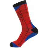 Spiderman Spider-Man Symbol Vernetzter Kostüm Crew Socken