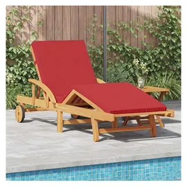 vidaXL Sonnenliege 200 x 40 x 40 cm Rot