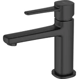 BADLAND Waschtischarmatur Wasserhahn Kleine GLAMOUR Mischbatterie für Badezimmer in Schwarz