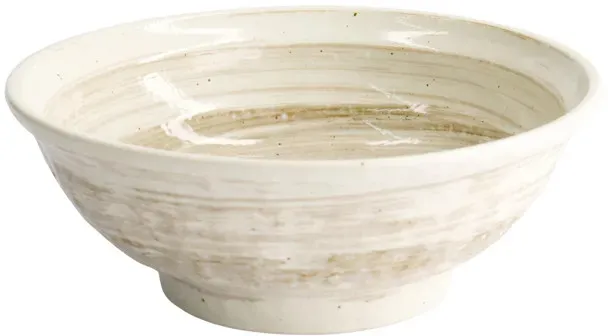 Tokyo Design Japanische Porzellan Ramen Schale HAKEME – creme, braun – 900 ml