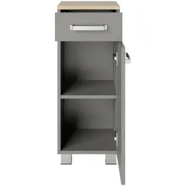 WELLTIME Cosmo Midischrank 30,2 x 76,5 x 32,5 cm Grau