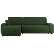 Mirjan24 Ecksofa Grün, Textil, 5-Sitzer, L-Form 244x145 cm, Wohnzimmer, Sofas - Couches, Wohnlandschaften, Ecksofas