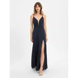 Vera Mont Abendkleid Dunkelblau/Grau 34