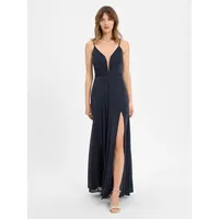 Vera Mont Abendkleid Dunkelblau/Grau 34