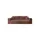 Selsey Schlafcouch Kunstleder 3-Sitzer Braun
