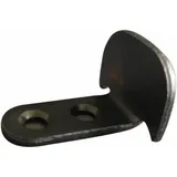 Schlag, flacher abgewinkelter Anschlag für Fensterläden, 2 Stück