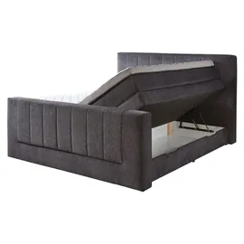 SUN GARDEN Boxspringbett 180 x 200 cm H3 Grau
