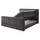 SUN GARDEN Boxspringbett 180 x 200 cm H3 Grau