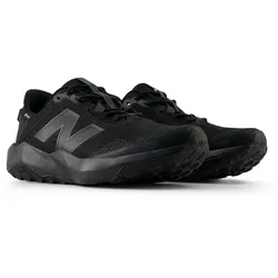 Trailrunningschuh NEW BALANCE "NITREL Gore Tex", Gr. 45,5, schwarz, Textil, Synthetik, sportlich, Schuhe, Trailrunning-Schuhe, wasserdicht