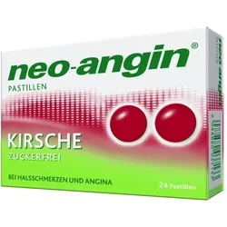 Neo-Angin Pastillen Zuckerfrei Kirschgeschmack 24 Stück