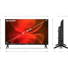 Sharp 24FH2EA 24" Full HD LED Android TV