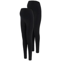 MAMA LICIOUS Mamalicious Umstandsleggings MLLEA (2-tlg) in körpernahem Fit schwarz XS (34)