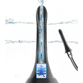 Po Dusche Duschbrause, Duschkopf Analdusche Mit 7 Sprühlöchern, Duscharmatur zur Darmreinigung verhindern Rückfluss, Handbrausen (1)