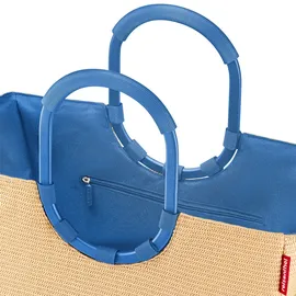 Reisenthel Loopshopper L frame raffia blue