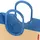 Reisenthel Loopshopper L frame raffia blue
