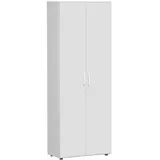 Geramöbel Kleiderschrank Flex 80 x 216 x 42 cm Lichtgrau