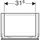Geberit Xeno2 38x52,5x26,5cm, m 1 Tür, 500502431