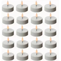 441 LED Maxi Teelichter 5,8 cm 10 St. weiß