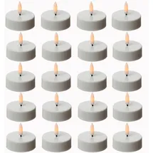 441 LED Maxi Teelichter 5,8 cm 10 St. weiß