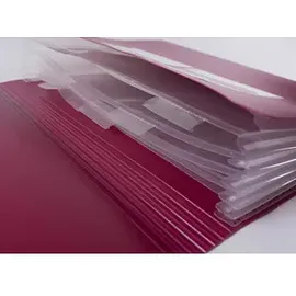 FolderSys Fächermappe 5 Fächer rot, 1 St.