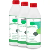 DD Composite - ISOPROPANOL 99,8% 3x 1Liter Reinigungsmittel Lösemittel Entfetter Fleckenentferner Reiniger 3D-Druck Kleberestentferner