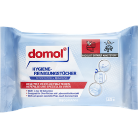 Rossman Domol Hygiene-Reinigungstücher 40 St.