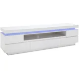 MCA furniture Ocean TV-Element 1750 mm weiß Hochglanz 5 Schubkästen