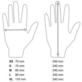 Franz Mensch Einweghandschuhe Hygostar Safe Light, schwarz, 100 Stück,