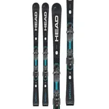 Head Supershape e-Speed Ski Set Schwarz 177 cm