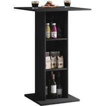 VCM Bartisch Standos 70 x 70 cm Schwarz
