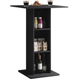 VCM Bartisch Standos 70 x 70 cm Schwarz