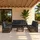 vidaXL Gartensofa-Set 8-tlg. grau