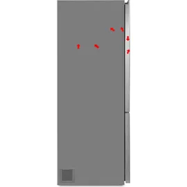 LG GBB92MBB3P Kühl-Gefrierkombination (381 l, 2030 mm hoch, Silber)