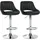 deluke Barhocker Schwarz Metall, 47x85x48 cm, Esszimmer, Barmöbel, Barhocker