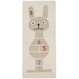 OYOY Kinderteppich Hopscotch Hase 75 cm,