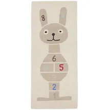 OYOY Kinderteppich Hopscotch Hase 75 cm,