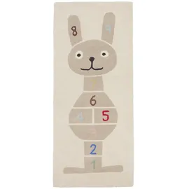 OYOY Kinderteppich Hopscotch Hase 75 cm,