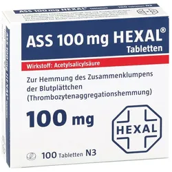 ASS 100 mg HEXAL 100 St