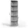 Vicco Eckregal Holzwerkstoff 40 x 180 cm Grau