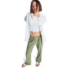 Roxy Oceanside Ausgestellte Hose Grün M