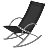 vidaXL Schaukelstuhl 53 x 92 x 86 cm schwarz 2 St.