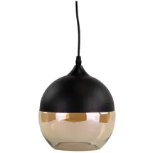 LUXULA 1-flg. Ø 20 cm kugelförmig schwarz Glas