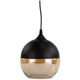 LUXULA 1-flg. Ø 20 cm kugelförmig schwarz Glas