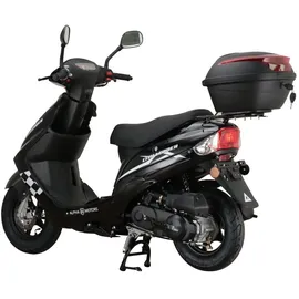 Alpha Motors CityLeader 50 ccm 3,0 PS 45 km/h schwarz inkl. Topcase