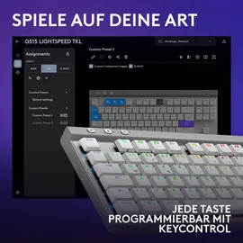Logitech G515 Lightspeed TKL Tactile DE