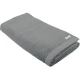 Tom Tailor Saunatuch, 80x200 cm, 100% Baumwolle/ Frottier, mit zwei Aufhängern und Label mit Logo, COLOR BATH TOWEL Grau (Moody Grey)